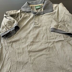 Boss Charcoal Striped Polo Shirt